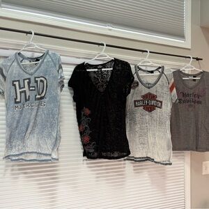 Harley-Davidson tissue T-shirt bundle